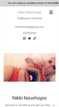 Mobile Screenshot of nikkinewhope.com